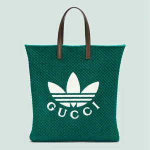 GUCCI Adidas X Medium Tote Bag - Groen gehaakt