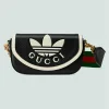 GUCCI Adidas X Mini Tas - Zwart Leer