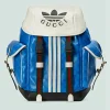 GUCCI Adidas X Rugzak - Blauw Kristallen Canvas