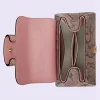 GUCCI Horsebit 1955 Python tas met handvat aan de bovenkant - roze
