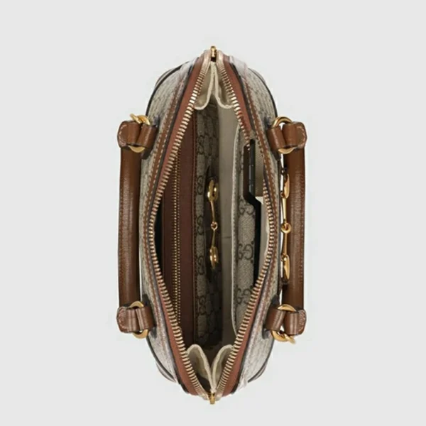 GUCCI Horsebit 1955 kleine tas met handvat aan de bovenkant - Gg Supreme