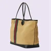 GUCCI Ophidia grote opvouwbare draagtas - beige canvas