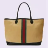 GUCCI Ophidia grote opvouwbare draagtas - beige canvas